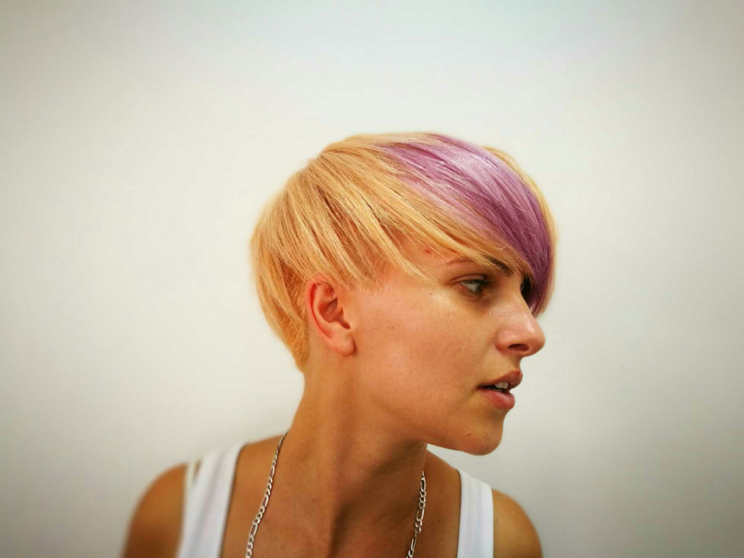 Farbanje cele dužine + fashion / pola pramenova - kratka kosa - HAZZ Hair by Zvonko, Beograd Farbanje kose Frizerski saloni Farbanje kose, Beograd, Centar, Stari grad, Dorćol