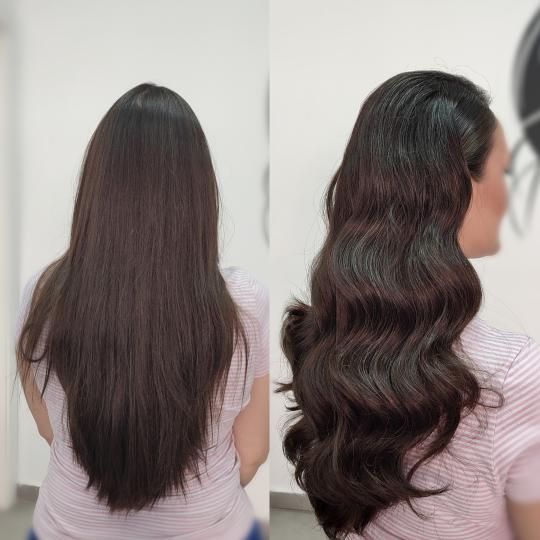 Infinity Hair #novisad Feniranje i stilizovanje Holivudski talasi (bez pranja) - duga/extra duga kos