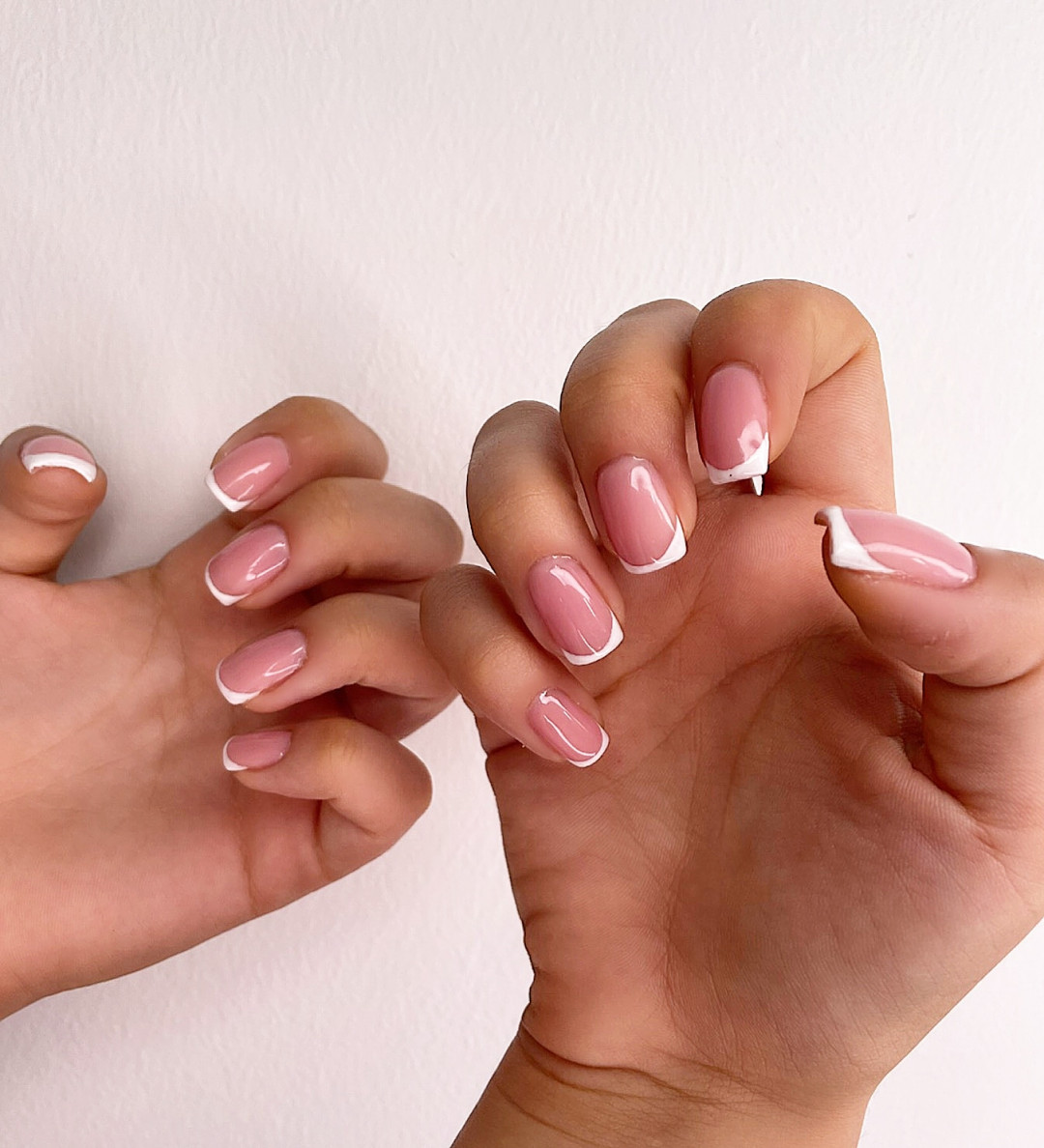 The Goddess Beauty Studio #beograd Ojačavanje noktiju Ojačavanje prirodnih noktiju gelom - french
