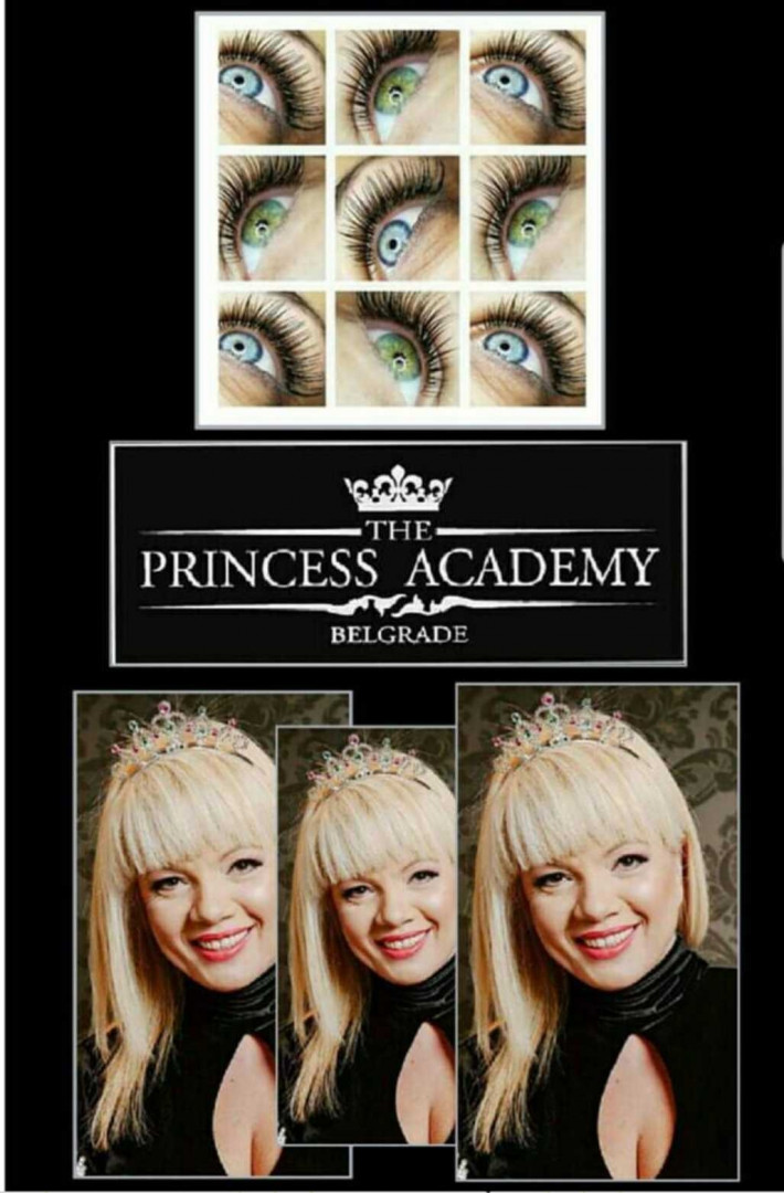 The Princess Academy #beograd Nadogradnja trepavica Nadogradnja svilenih trepavica - 1 na 1