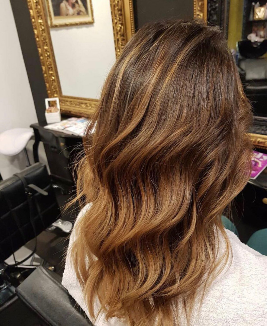 Balayage + preliv + feniranje - duga kosa - Baroque, Beograd Ombre, sombre, balayage Frizerski saloni Ombre, sombre, balayage, Beograd, Vračar, Čubura, Crveni krst