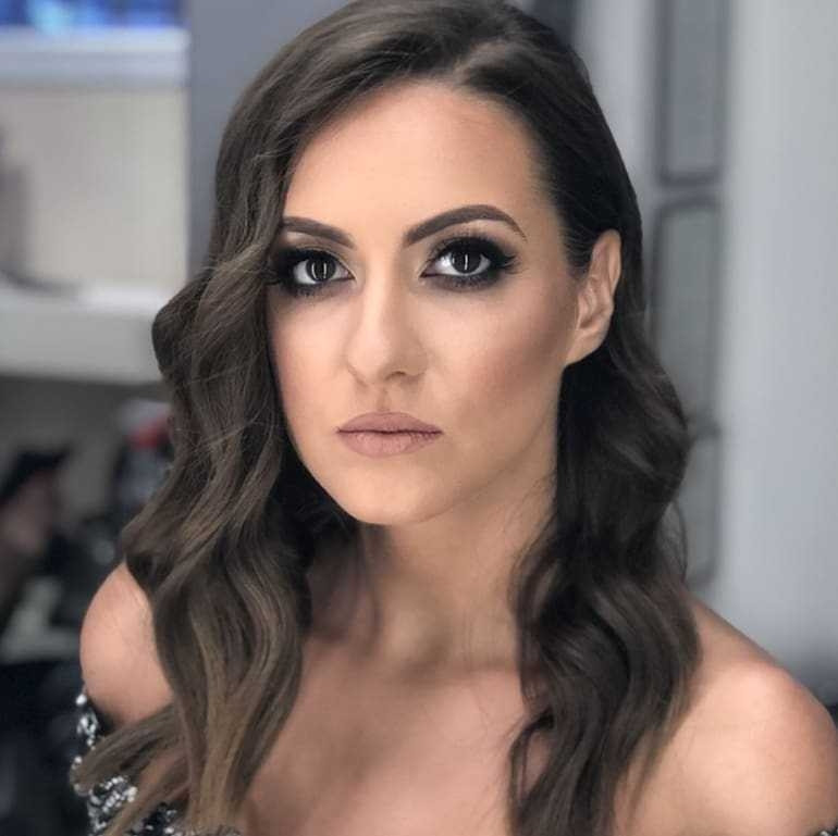 Headroom #beograd Make-up / šminkanje Večernja šminka + veštačke trepavice