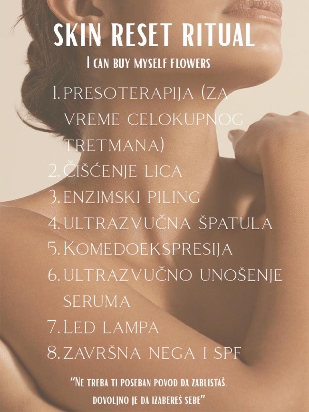 Skin reset ritual - Mine beauty concept, Niš Tretman lica Lice Tretman lica, Niš, Medijana