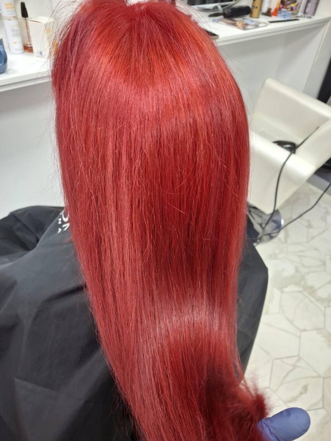 Bella Nova #beograd Farbanje kose Farbanje cele dužine - kosa preko polovine leđa