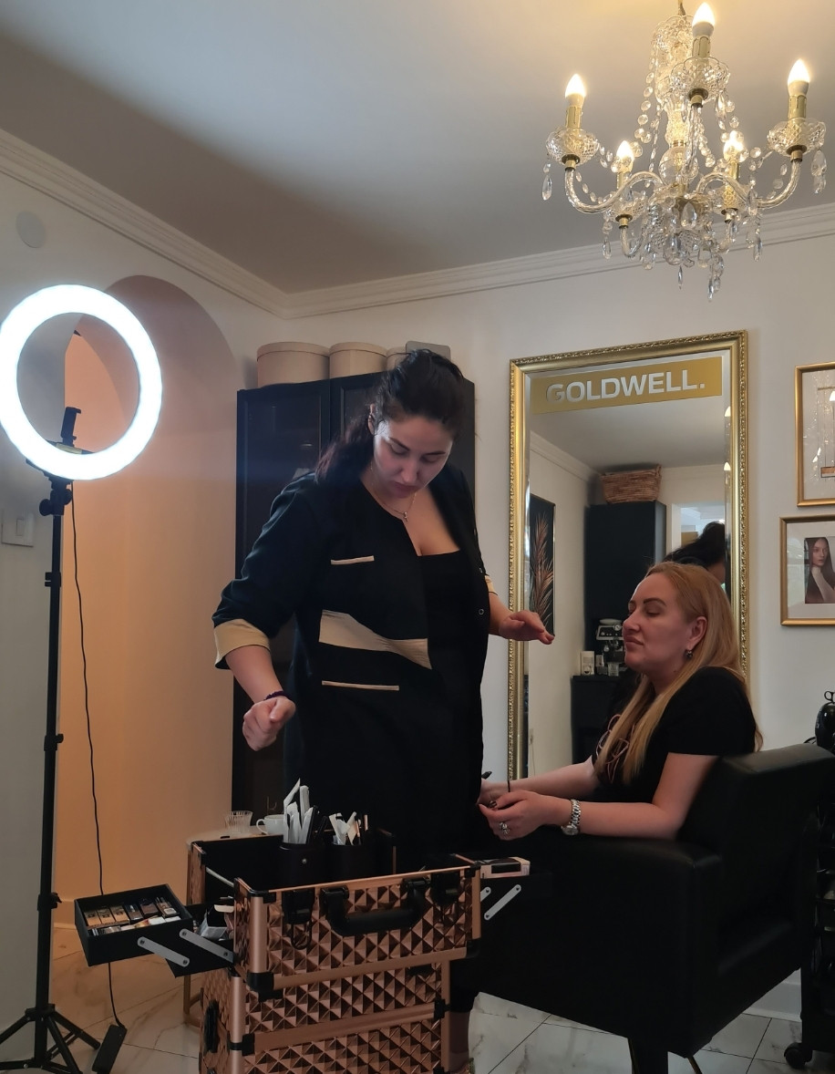 Esthetique Privé #beograd Make-up / šminkanje Profesionalno šminkanje + veštačke trepavice - večernja šminka