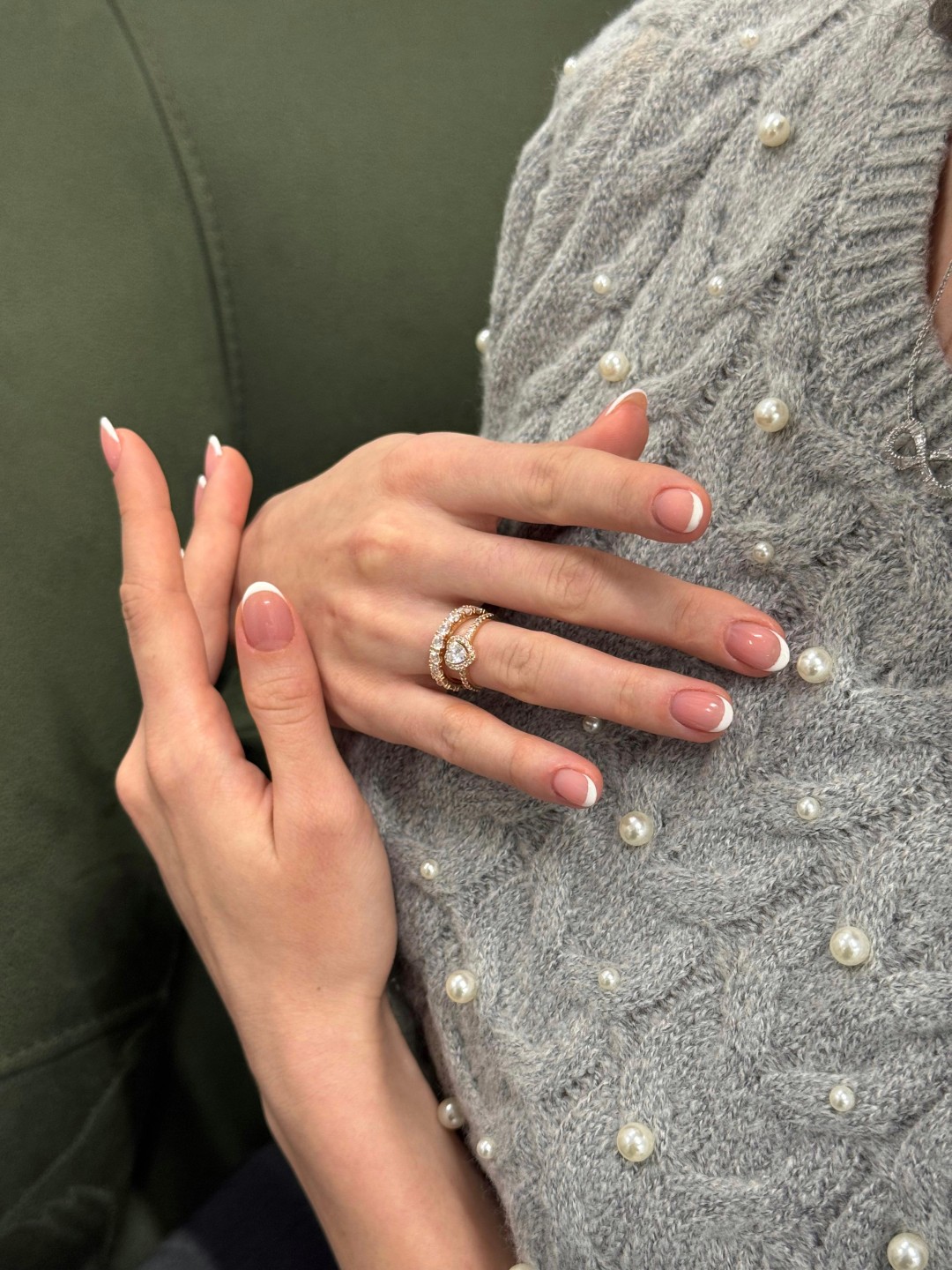 Miki Nail Care #beograd Ojačavanje noktiju Korekcija ojačavanja noktiju gel tehnikom + FRENCH