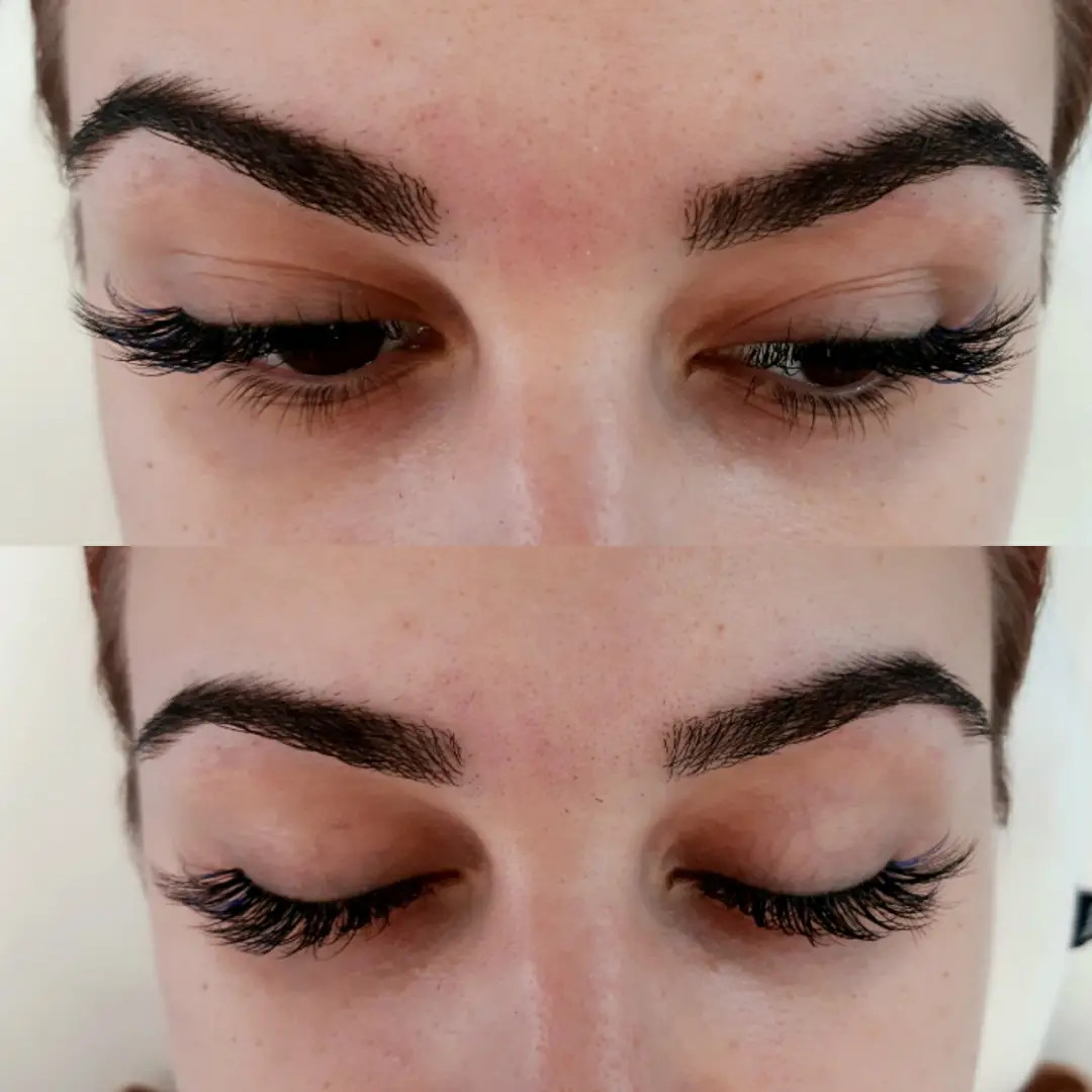 Albina Unisex Studio Lepote #temerin Nadogradnja trepavica Nadogradnja svilenih trepavica - 1 na 1 + oblikovanje obrva GRATIS