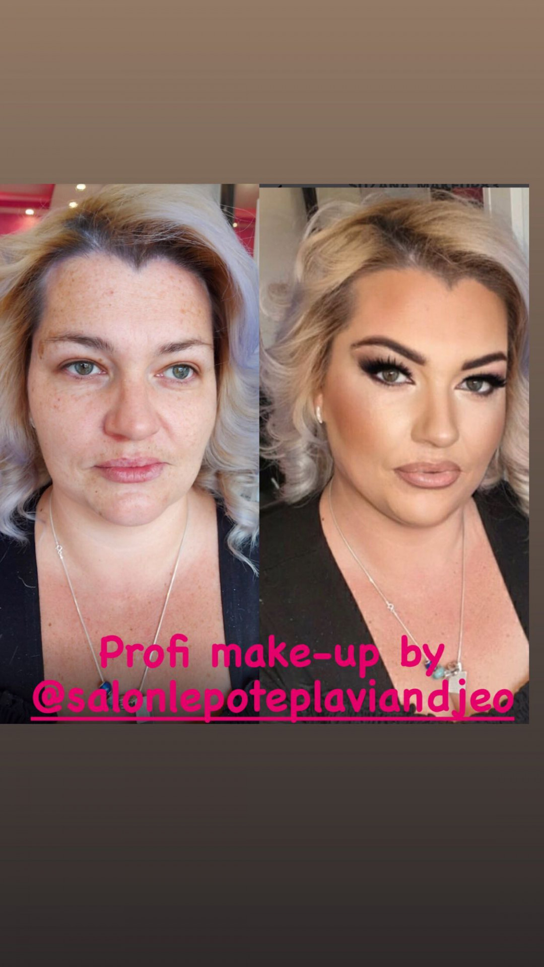 Plavi Anđeo #beograd Make-up / šminkanje Profesionalno šminkanje + veštačke trepavice