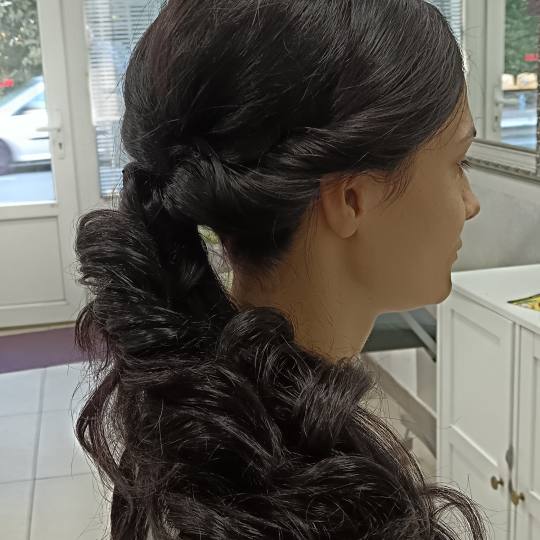 Studio Lady N #beograd Svečane i frizure za svadbu Svečana frizura - duga kosa
