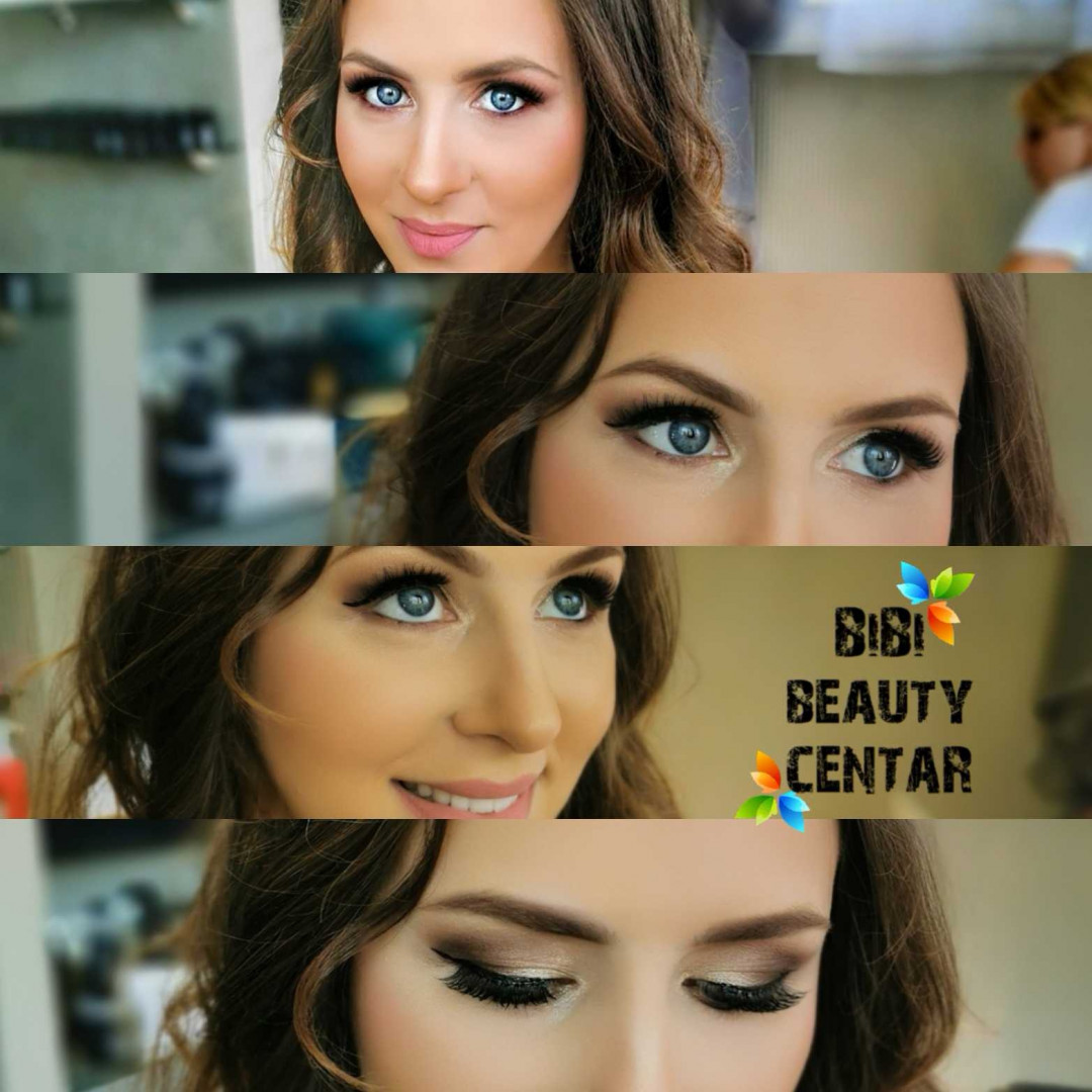 Bibi beauty centar #beograd Make-up / šminkanje Profesionalno šminkanje + proba - za venčanje