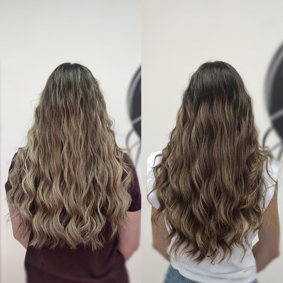 Feniranje na talase - extra duga kosa (preko lopatica) - Infinity Hair, Novi Sad Feniranje i stilizovanje Frizerski saloni Feniranje i stilizovanje, Novi Sad, Grbavica, Liman, Adamićevo naselje