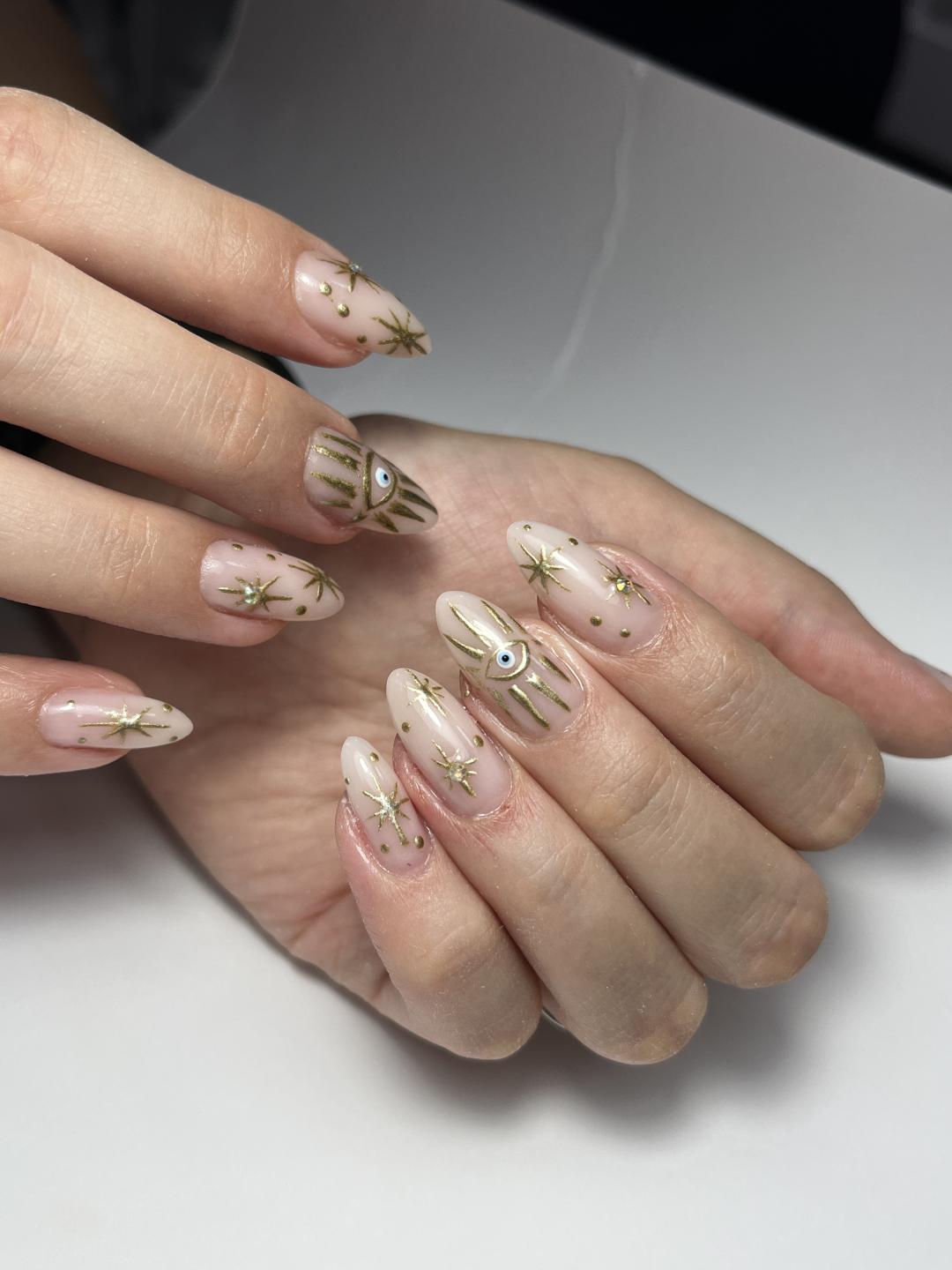 Korekcija ojačavanja noktiju gelom - S dužina - Princess beauty salon, Niš Ojačavanje noktiju Nokti Ojačavanje noktiju, Niš, Palilula