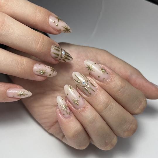 Princess beauty salon #nis Ojačavanje noktiju Korekcija ojačavanja noktiju gelom - S dužina