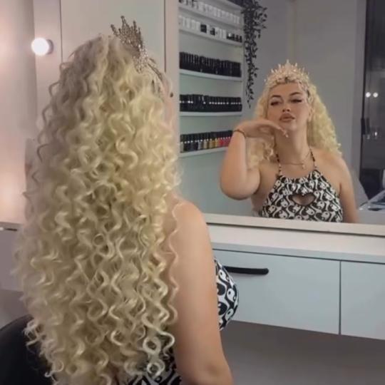 M.ivk #beograd Make-up / šminkanje Nadogradnja kose - afro lokne