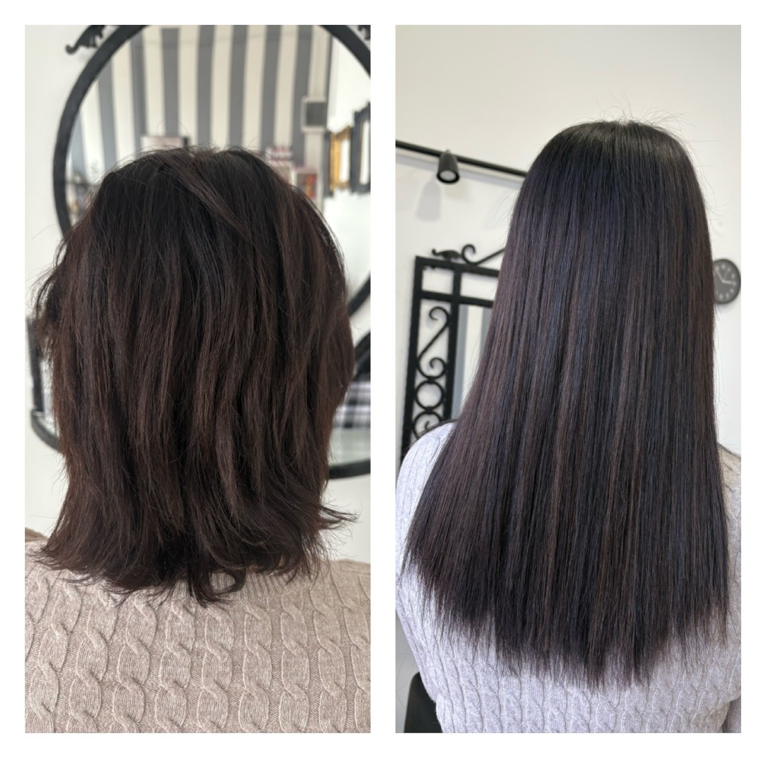 Hair studio mii #beograd Nadogradnja kose Nadogradnja kose keratin - po pramenu