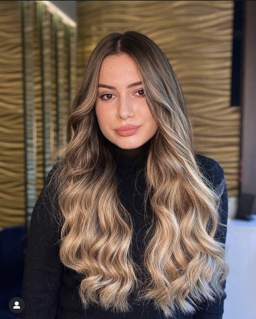 Salon Pirić #beograd Ombre, sombre, balayage Balayage + preliv - ekstra duga kosa