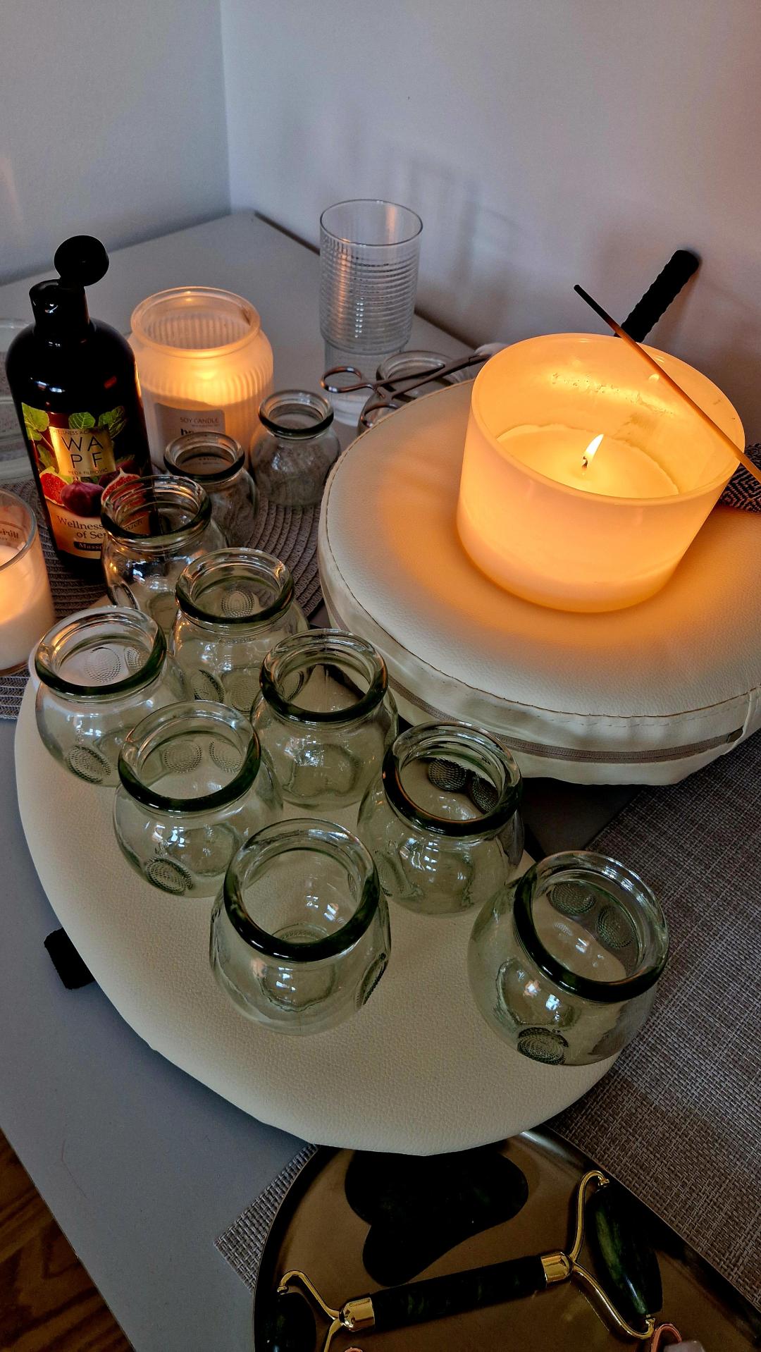 Glow Holistic Studio #beograd Anticelulit Cupping tretman - ventuze 60 min