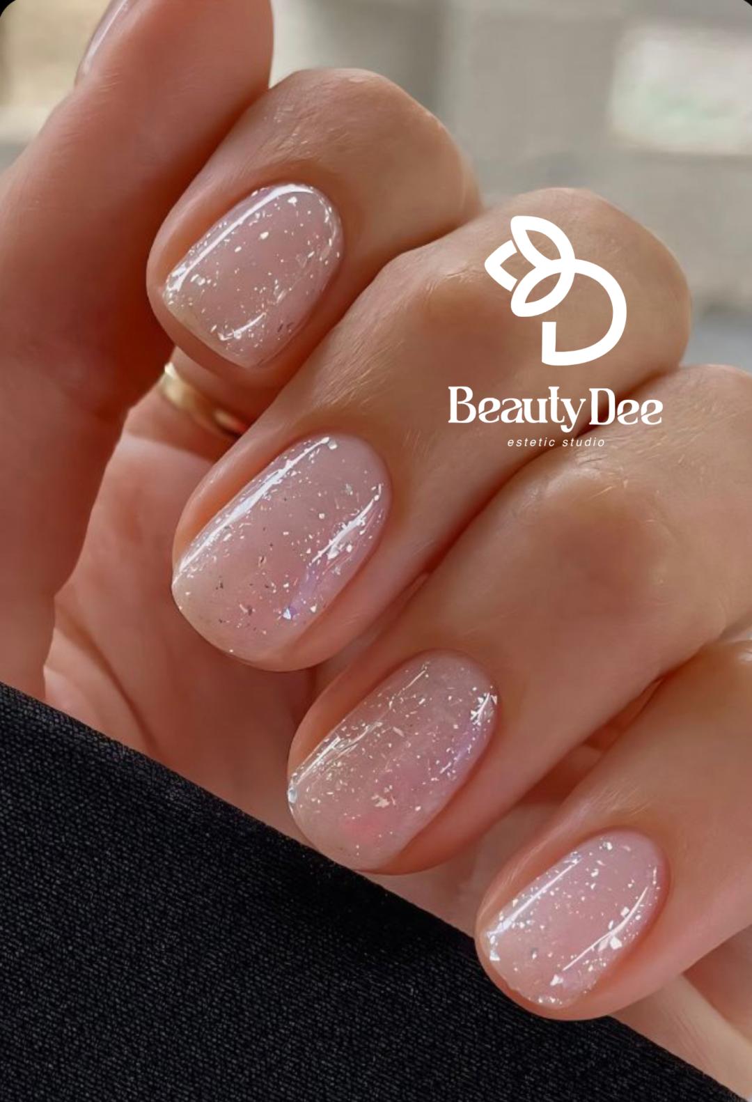 Ruski manikir + rubber baza S dužina - Beauty Dee, Beograd Nadogradnja noktiju Nokti Nadogradnja noktiju, Beograd, Mirijevo