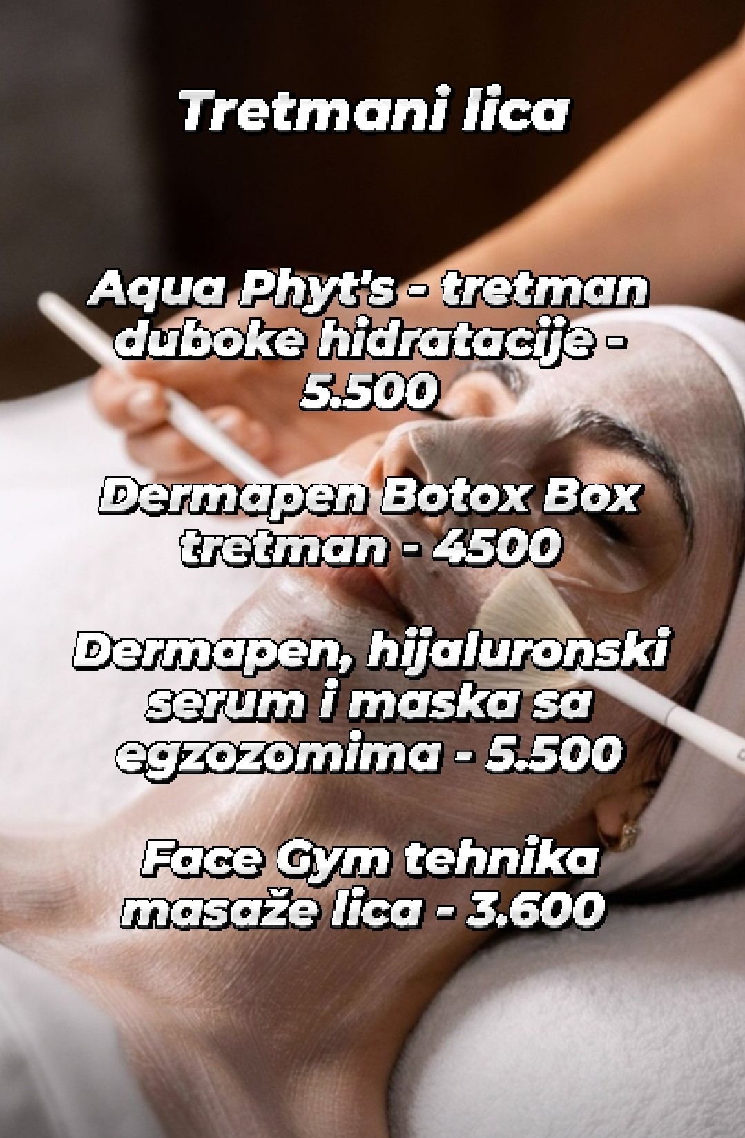 Glow Holistic Studio #beograd Hijaluronski tretmani lica Aqua Phyt's tretman