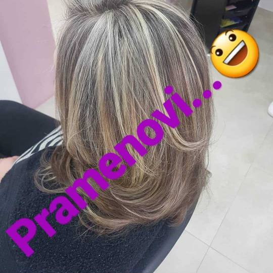 Nevena #beograd Pramenovi pramenovi Pramenovi na foliju - 1 boja / blanš + feniranje na ravno - dug
