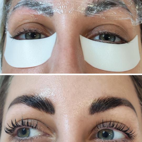 Nastja beauty studio #beograd Obrve Laminacija obrva +laminacija trepavica