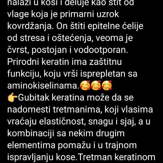 TeoS - Zemun #beograd Keratinski tretmani Keratinsko ispravljanje kose / keratinska nega bez ispravl