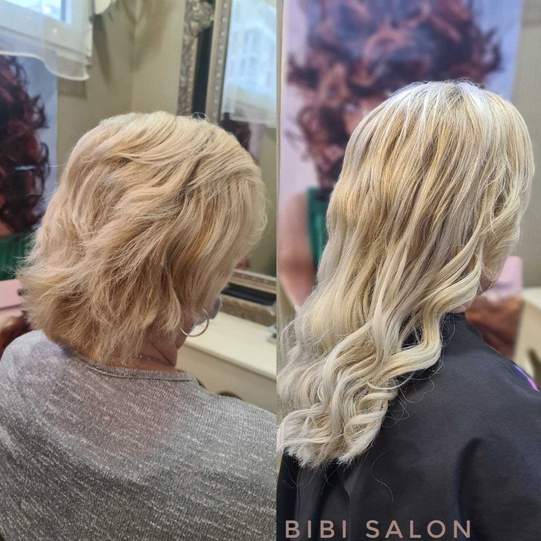Bibi beauty centar #beograd Nadogradnja kose Nadogradnja kose mikro ring - do 50 pramenova
