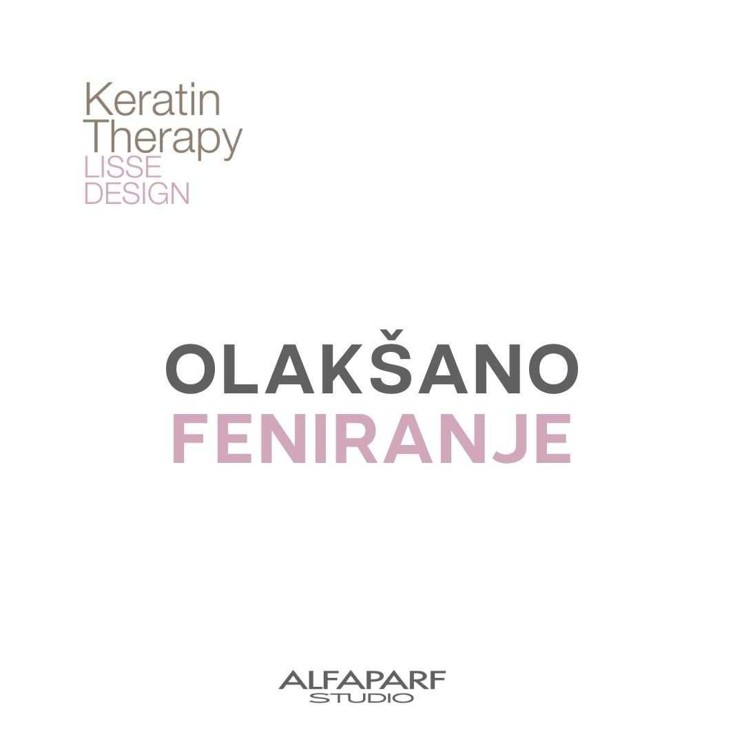Alfaparf Studio #beograd Nega i ojačavanje kose Ispravljanje kose keratinom + šampon + regenerator - duga kosa