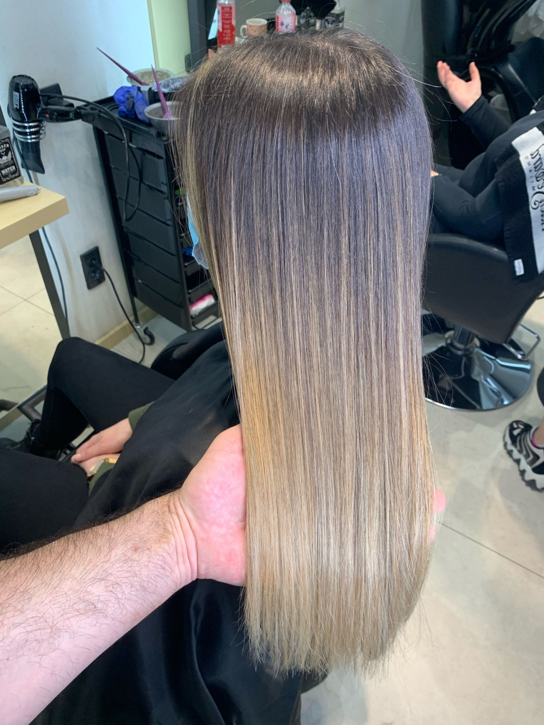Maestro Jasmin #beograd Ombre, sombre, balayage Balayage / Ombre + feniranje - duga kosa (do lopatica)