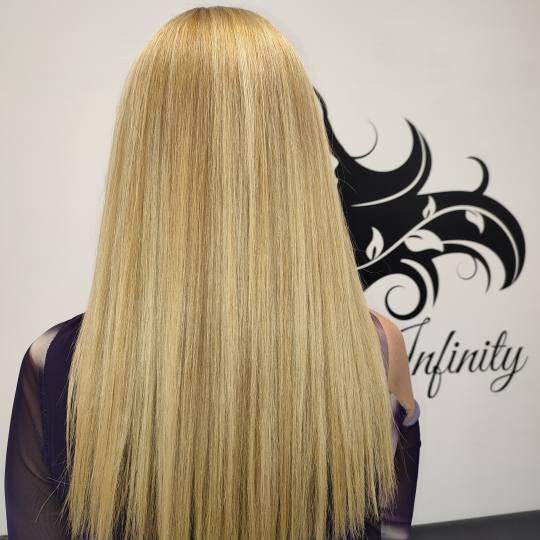 Infinity Hair #novisad Feniranje i stilizovanje Feniranje na ravno - ekstra duga kosa (preko lopatic
