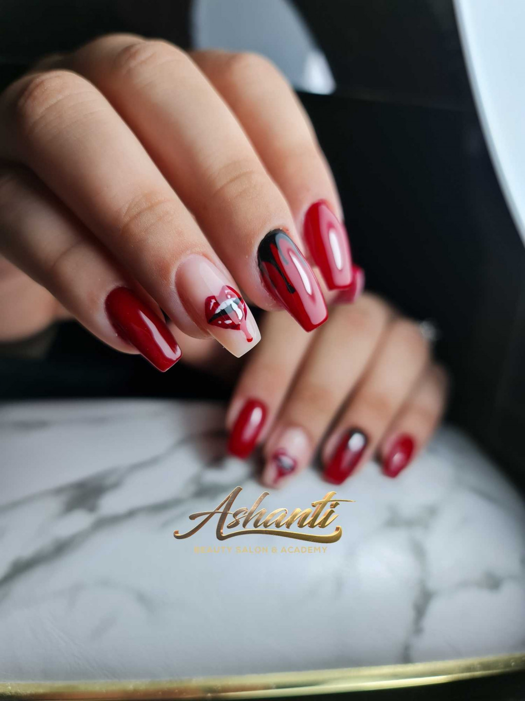 Ashanti Beauty Salon & Academy #beograd Izlivanje noktiju Izlivanje noktiju gelom - S dužina