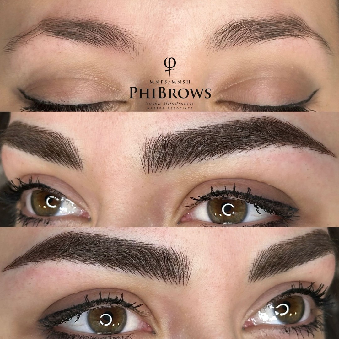 Esthetique Privé #beograd Trajna šminka Trajna šminka obrva - PHI BROWS MICROBLADING