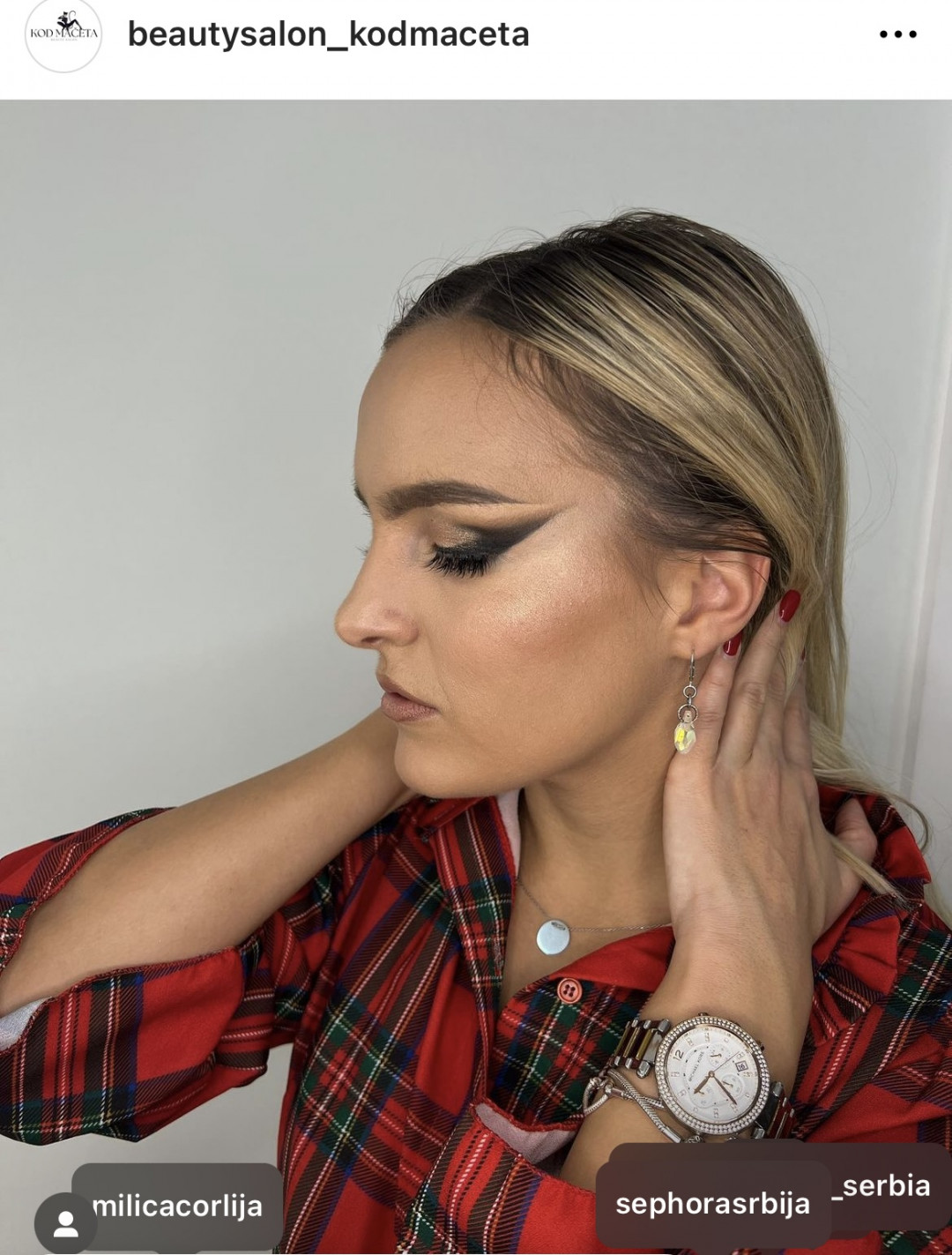 Kod Mačeta #beograd Make-up / šminkanje Profesionalno šminkanje + veštačke trepavice
