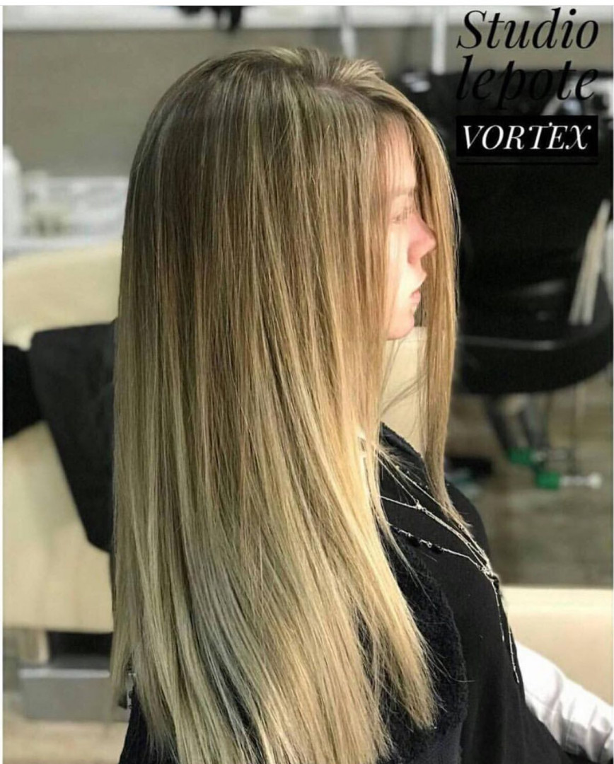 Vortex #beograd Pramenovi Pramenovi na foliju blanšem - duga kosa
