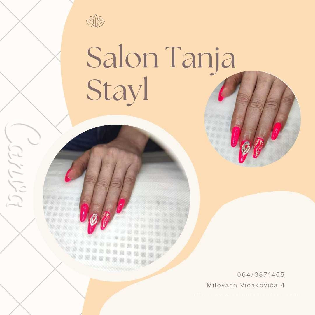 Tanja #beograd Nadogradnja noktiju Nadogradnja noktiju tipsama