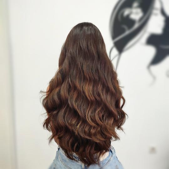 Infinity Hair #novisad Feniranje i stilizovanje Feniranje na talase - extra duga kosa (preko lopatic