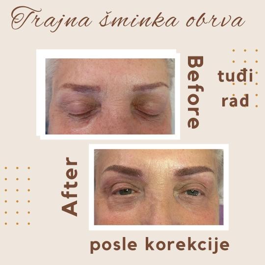 Iris + #beograd tetovaža obrva