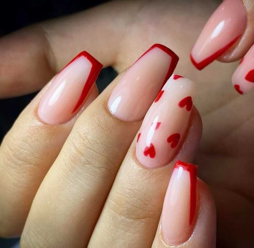 Salon Celebrity Lauren #beograd Ojačavanje noktiju Korekcija ojačavanja noktiju gelom - M dužina