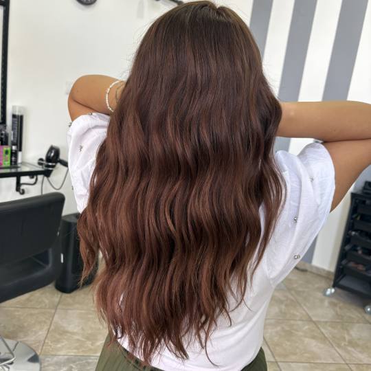 Hair studio mii #beograd Farbanje kose Farbanje cele dužine - duga kosa