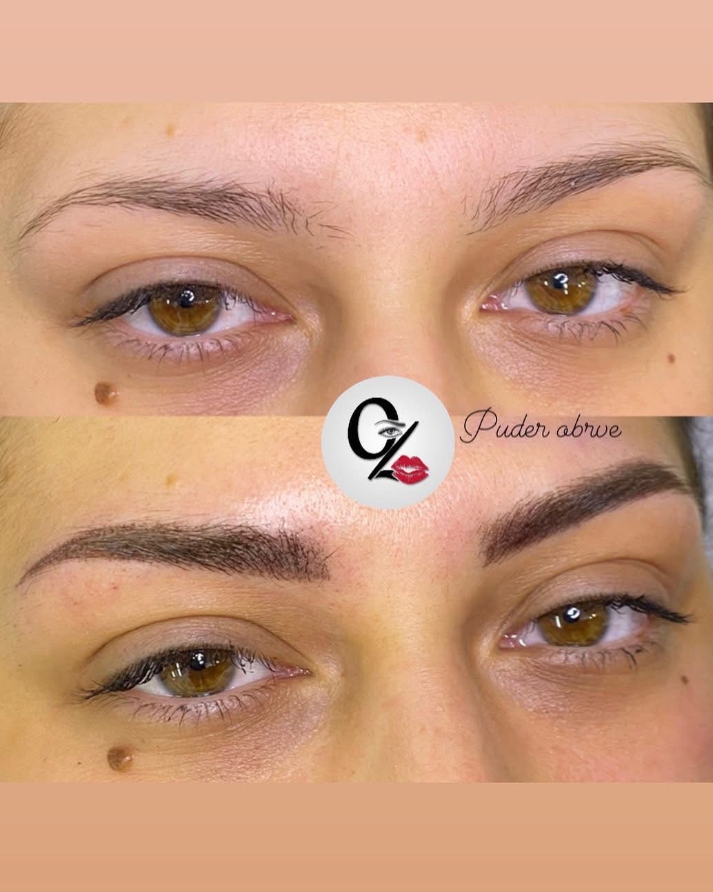 Studio lepote i edukativni centar Helios #kikinda Obrve Puder obrve