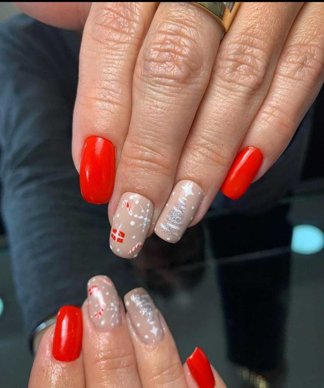 Salon Celebrity Lauren #beograd Ojačavanje noktiju Korekcija ojačavanja noktiju gelom - M dužina