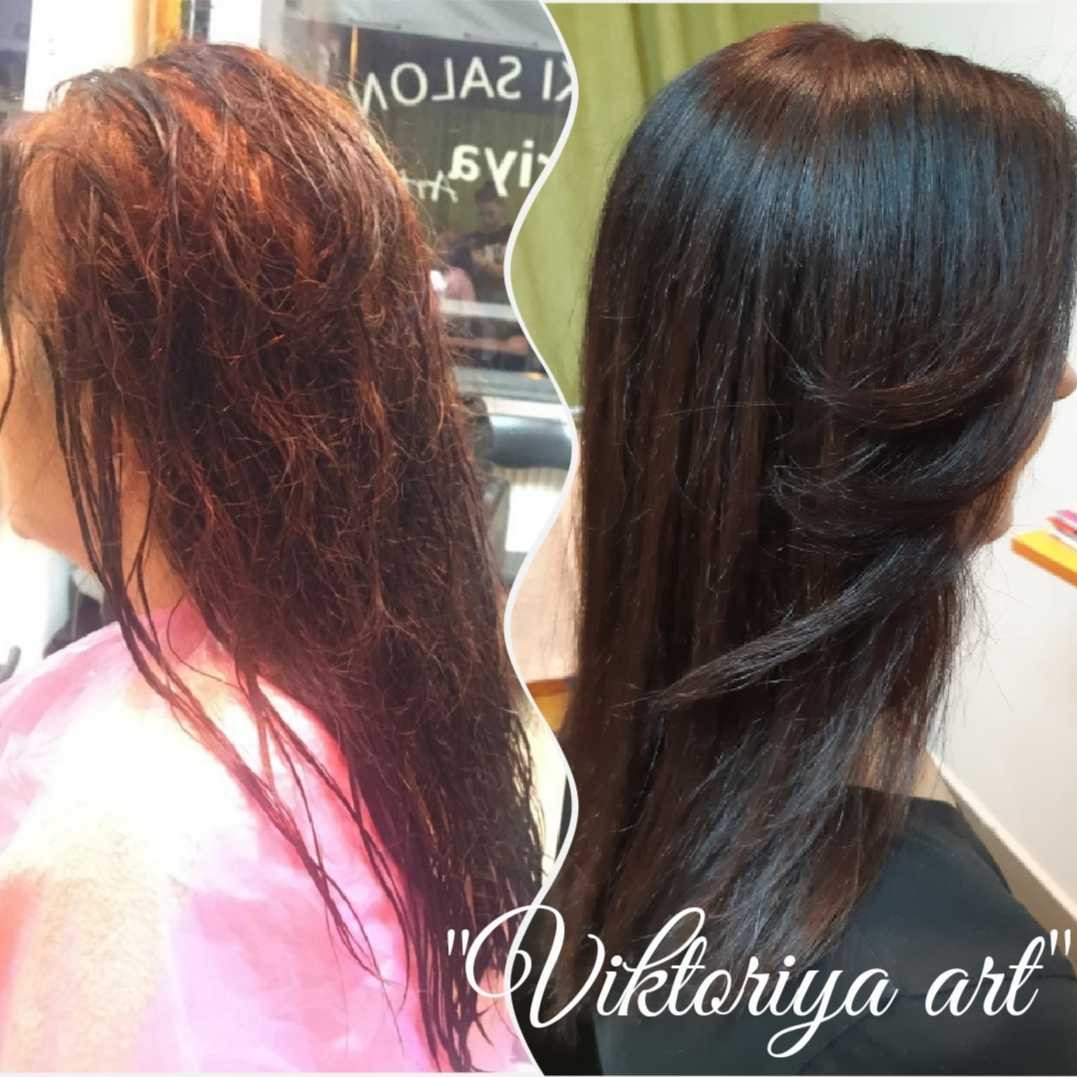 Victoriya Art #beograd Farbanje kose Farbanje cele dužine - duga kosa