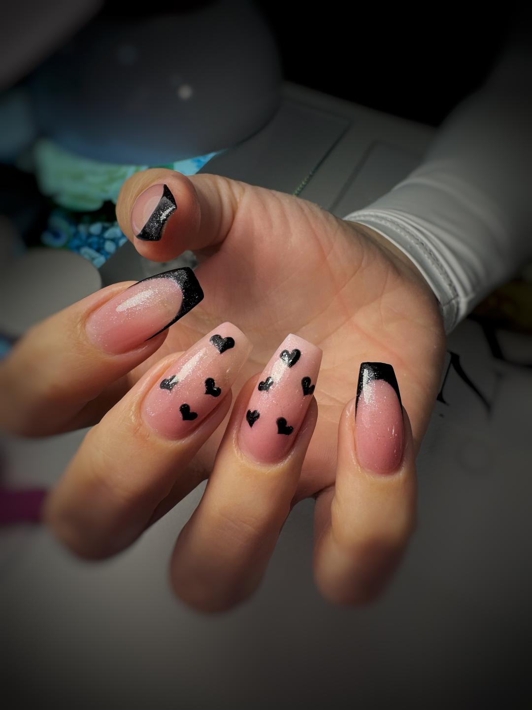 Lion King #beograd Izlivanje noktiju Izlivanje noktiju gelom + frenč - S dužina