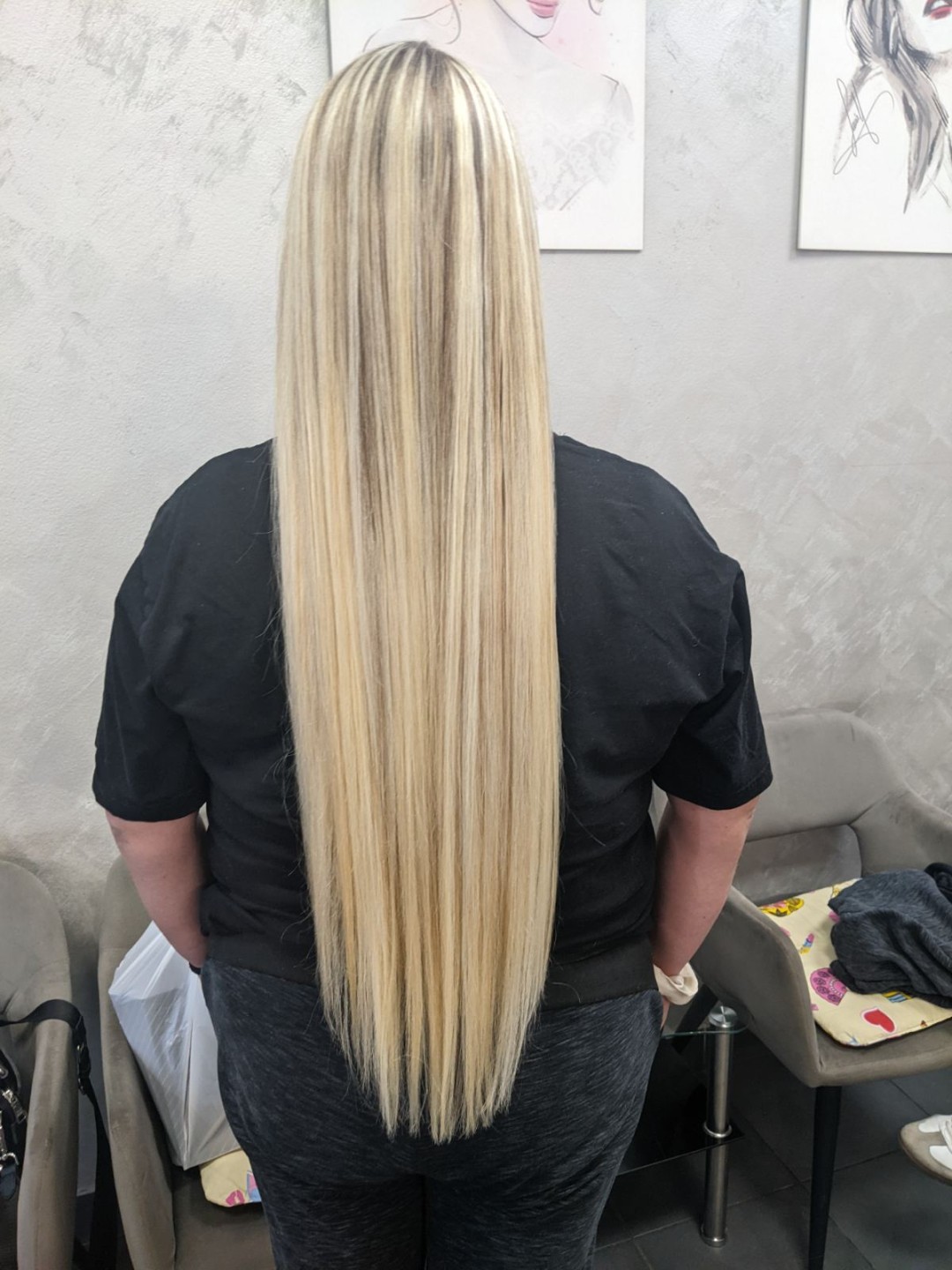 MM Twins #nis Pramenovi Pramenovi na foliju / Balayage - ekstra duga kosa