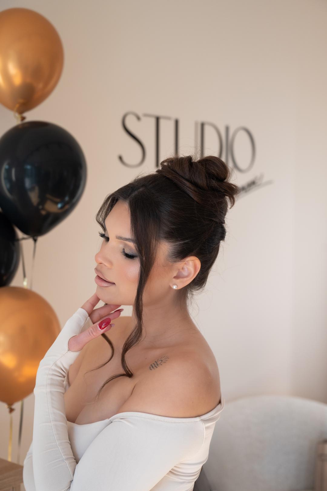 Studio Kristina Jovanović #beograd Pletenice, kike, punđe Pravljenje punđe