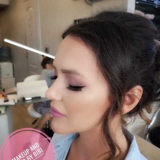 Bibi beauty centar #beograd Make-up / šminkanje Profesionalno šminkanje + veštačke trepavice mak