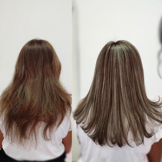 Infinity Hair #novisad Pramenovi Pramenovi Folija & Preliv - duga kosa (do lopatica)