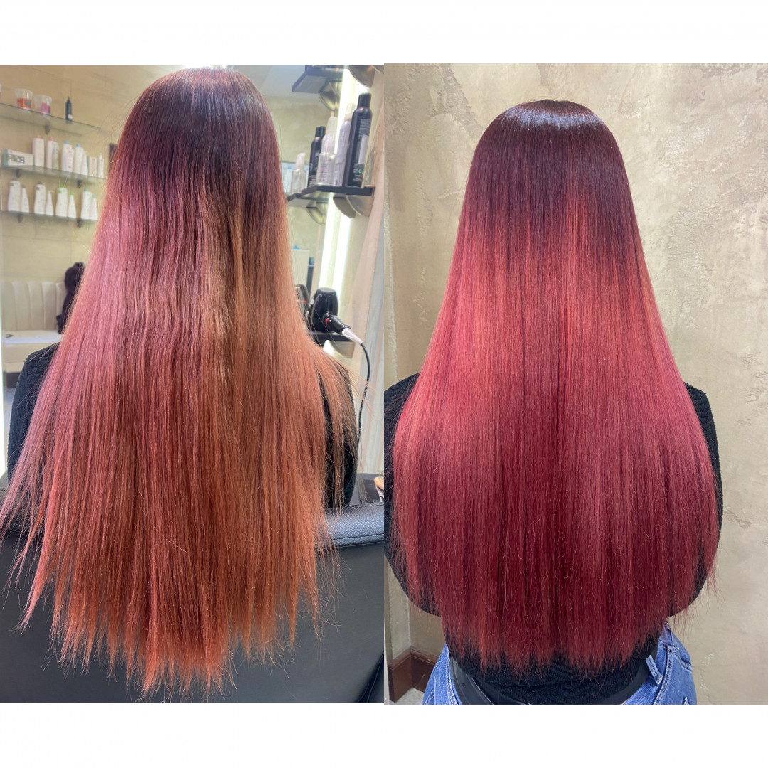 Glam Hair by Pro Team #beograd Farbanje kose Farbanje cele dužine - ekstra duga kosa