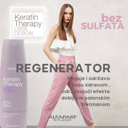 Alfaparf Studio #beograd Nega i ojačavanje kose Ispravljanje kose keratinom + šampon + regenerator