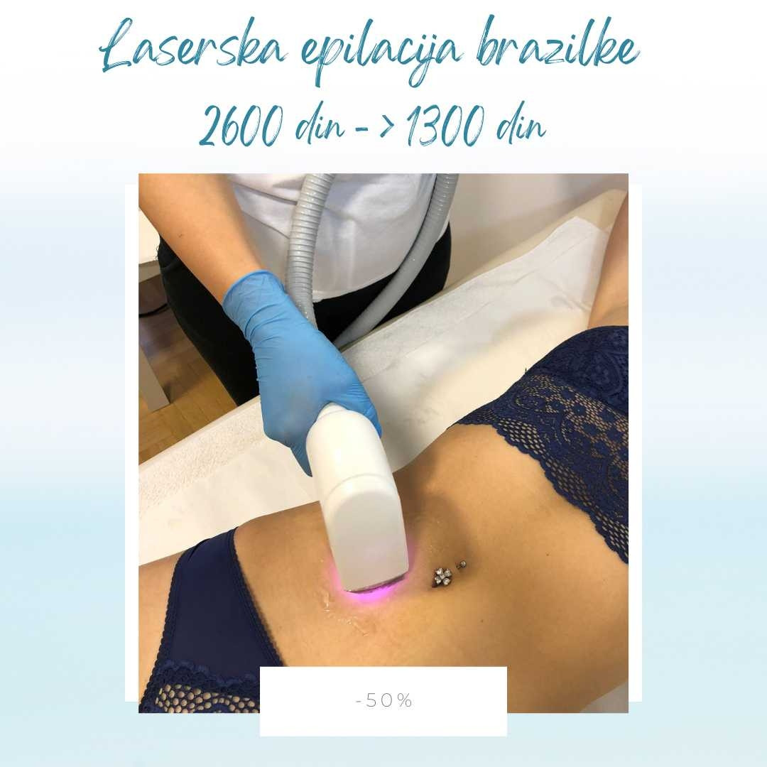 D&D Beauty Center #beograd Laserska epilacija Brazilska laserska epilacija - za dame